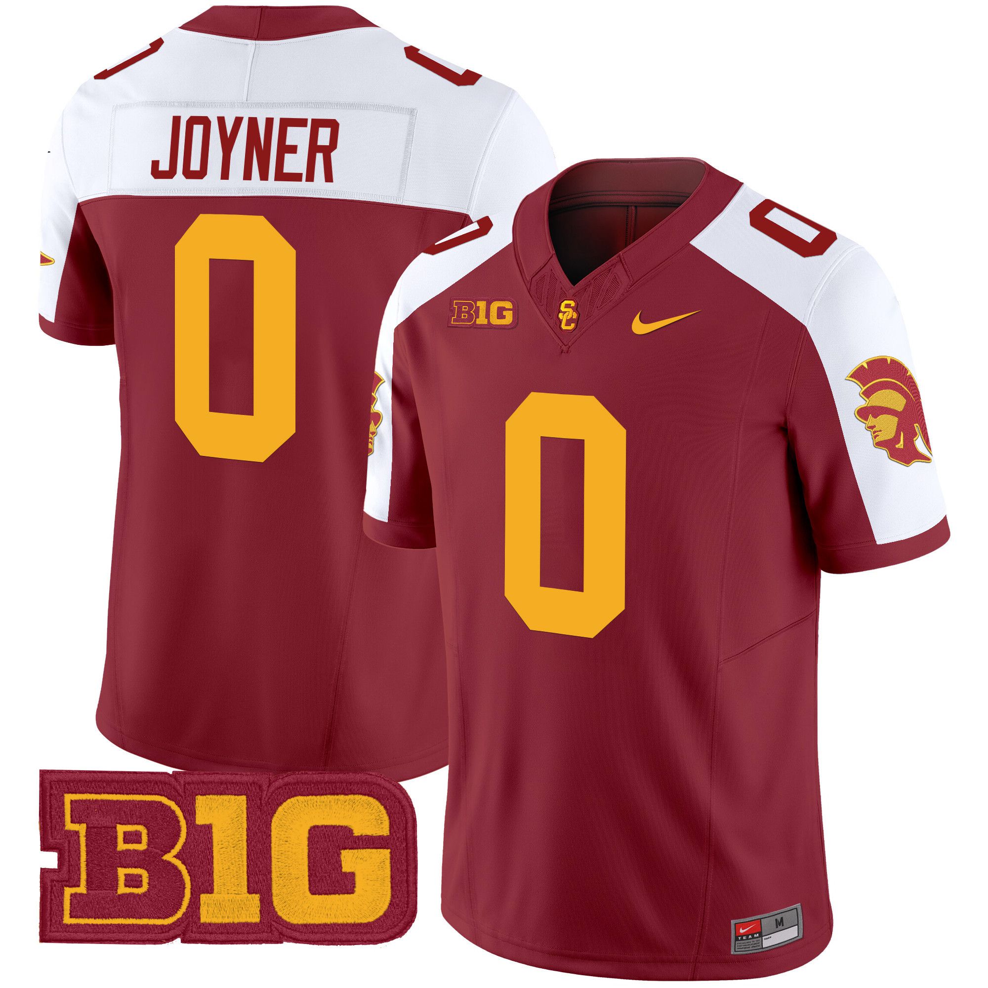 Men USC Trojans #0 Joyner Red Nike 2024 Vapor Limited NCAA Jersey